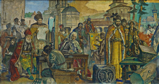 14. The Beginning of Romania Culture: Matei Basarab (ruler of Valahia 1632-1654), Vasile Lupu (ruler of Moldavia 1634-1653), Dimitrie Cantemir (learned man and ruler of Moldavia 1693-1711), & Constantin Brâncoveanu (ruler of Valachia 1688-1714)