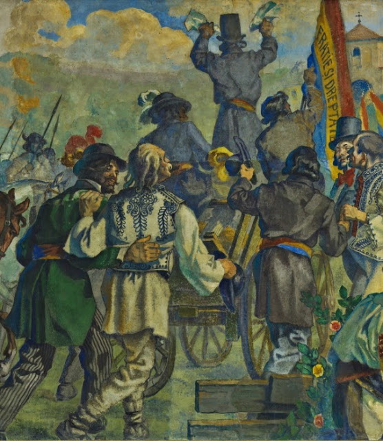 18. In 1848, Valahia and Moldavia unite in fraternity and justice